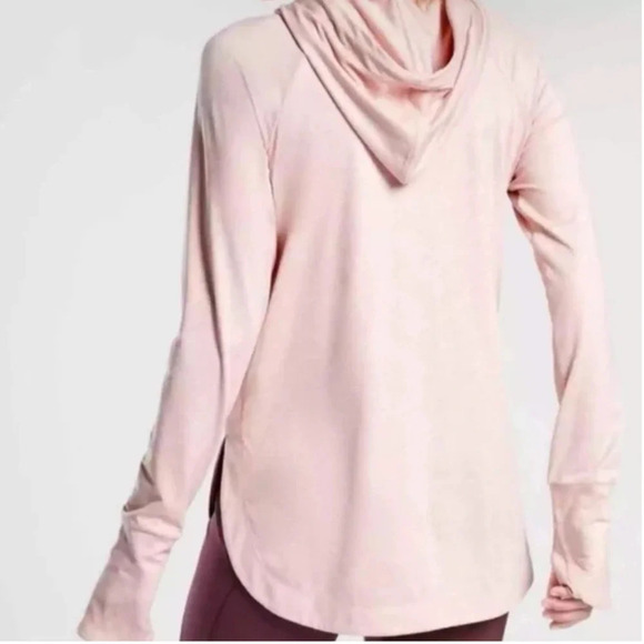 Athleta Tops - Athleta Uptempo Mauve Hoodie Sweatshirt